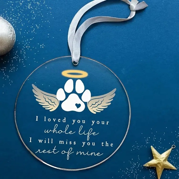Round Shaped Pet Memorial Ornament - Picture 2 of 5